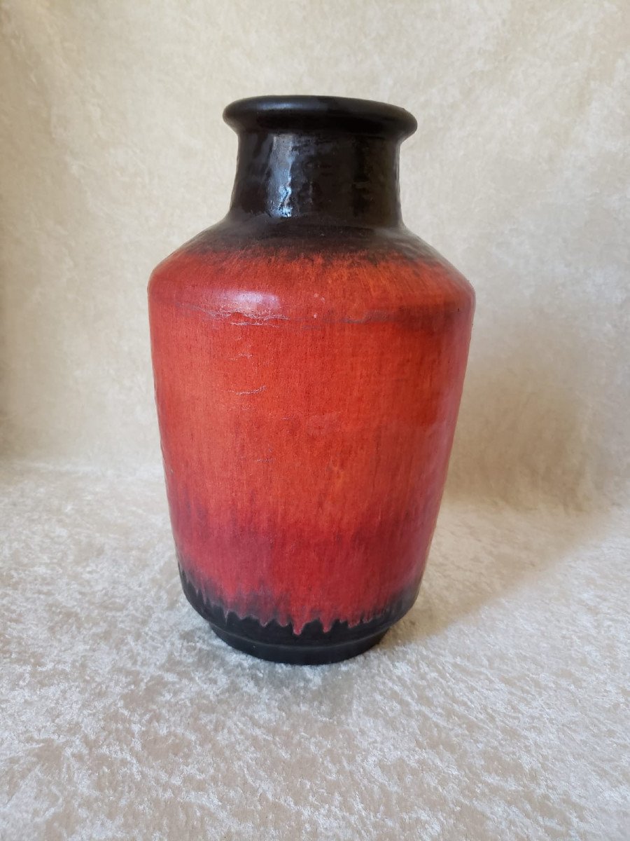 Vase Fat Lava Carstens Tonnieshof  West Germany 1950