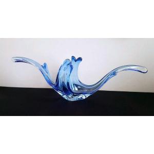 Grande coupe  en verre de Murano