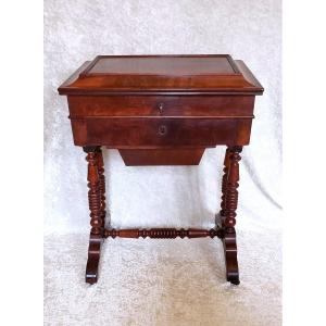 Late 19th Century Mahogany Veneer Work Table