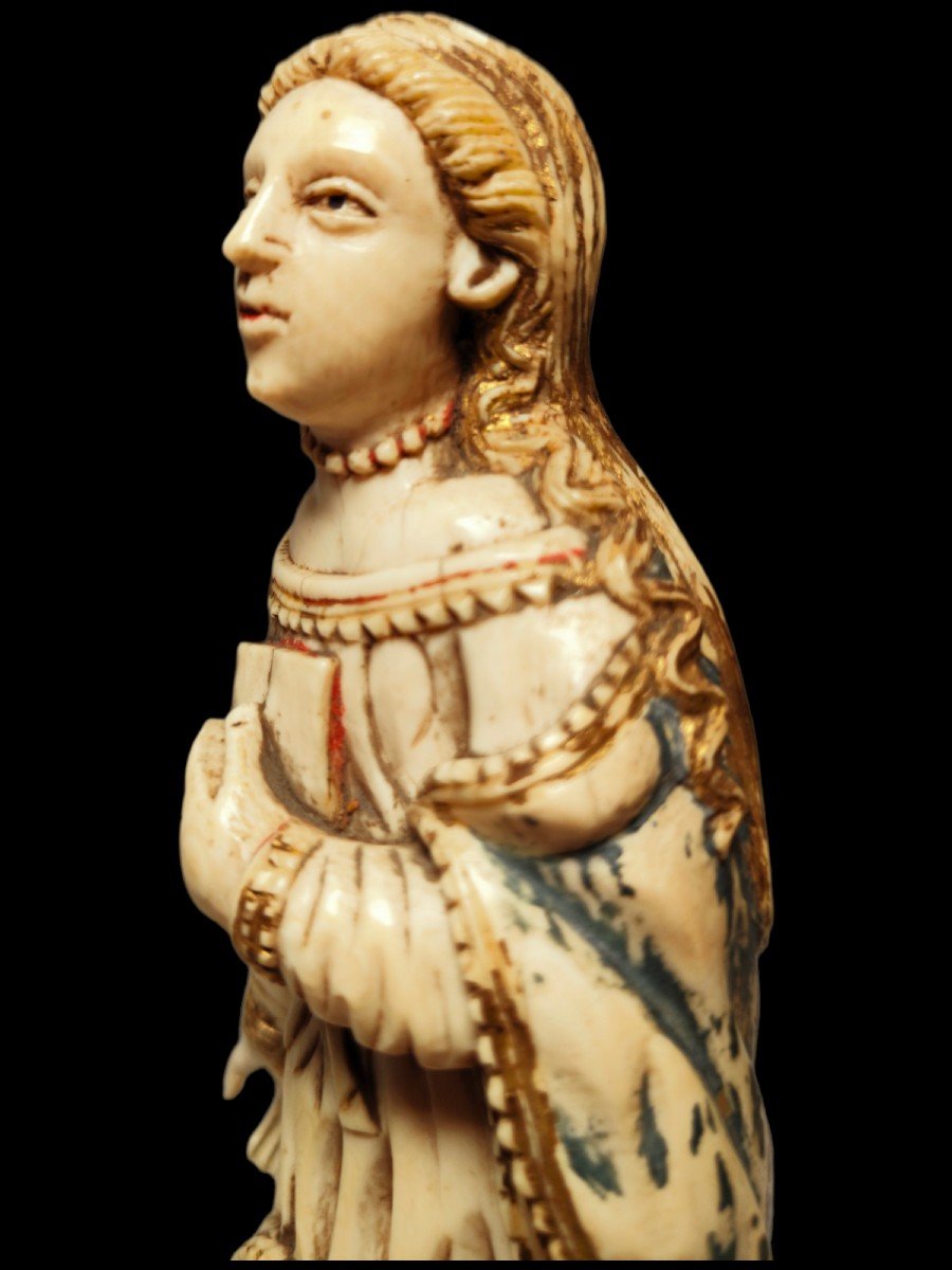 Indo-portuguese Virgin From The 17th Century-photo-3