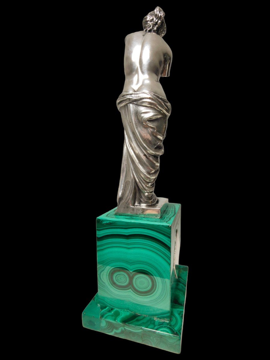 Venus Sculpture In Sterling Silver-photo-3