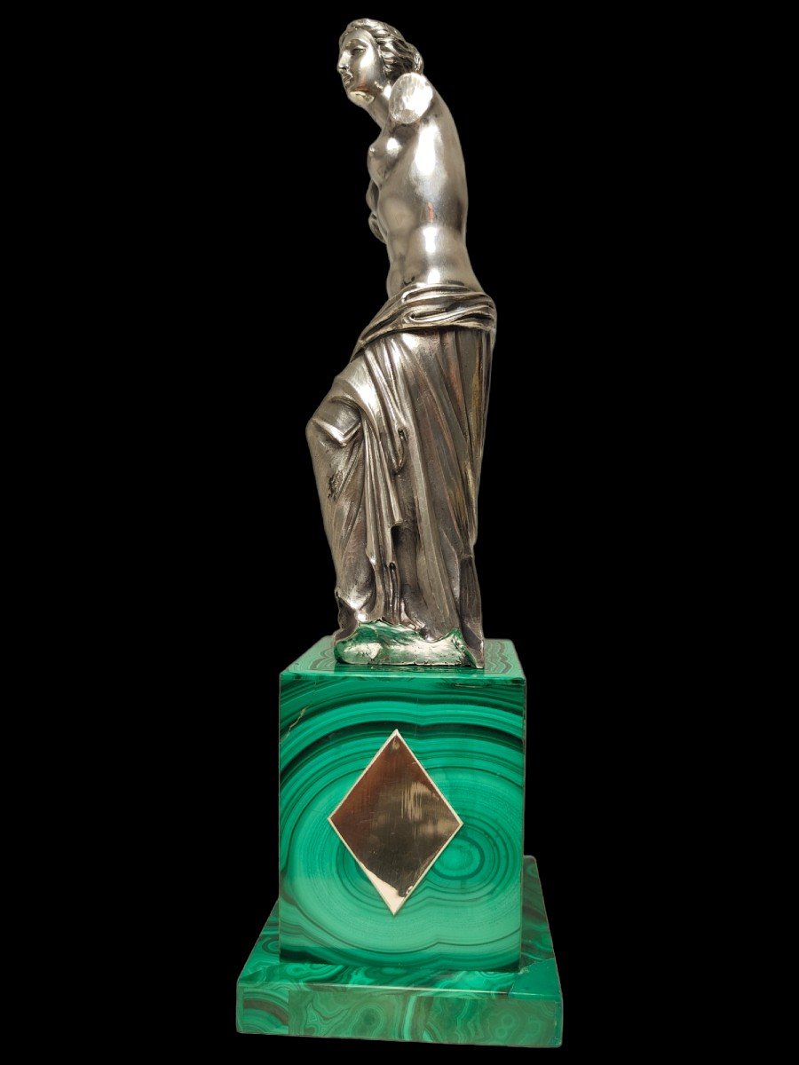 Venus Sculpture In Sterling Silver-photo-7