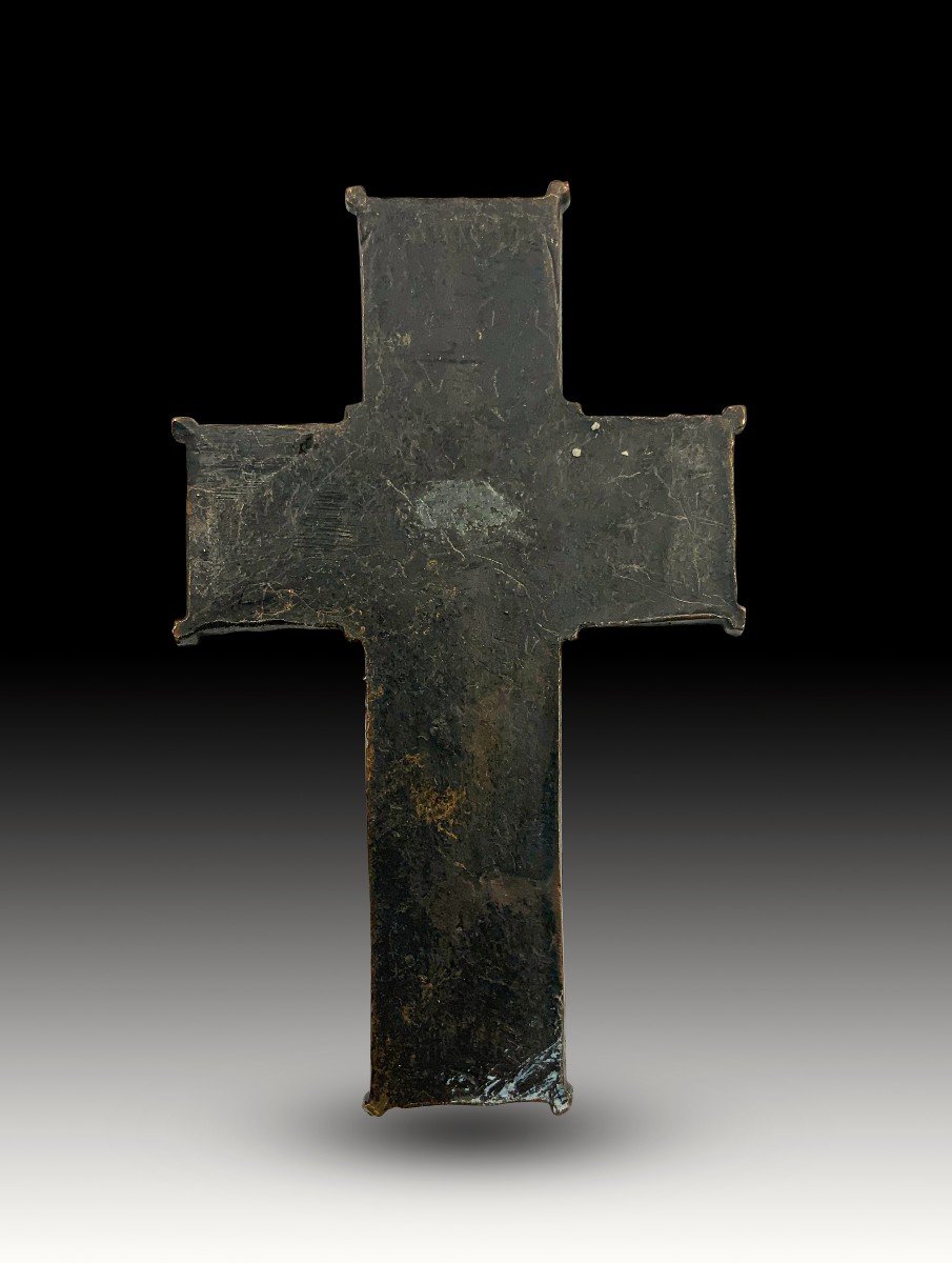 Croix En Bronze 18eme Siecle-photo-1