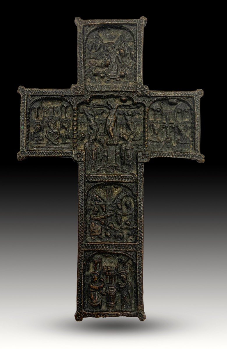 Croix En Bronze 18eme Siecle