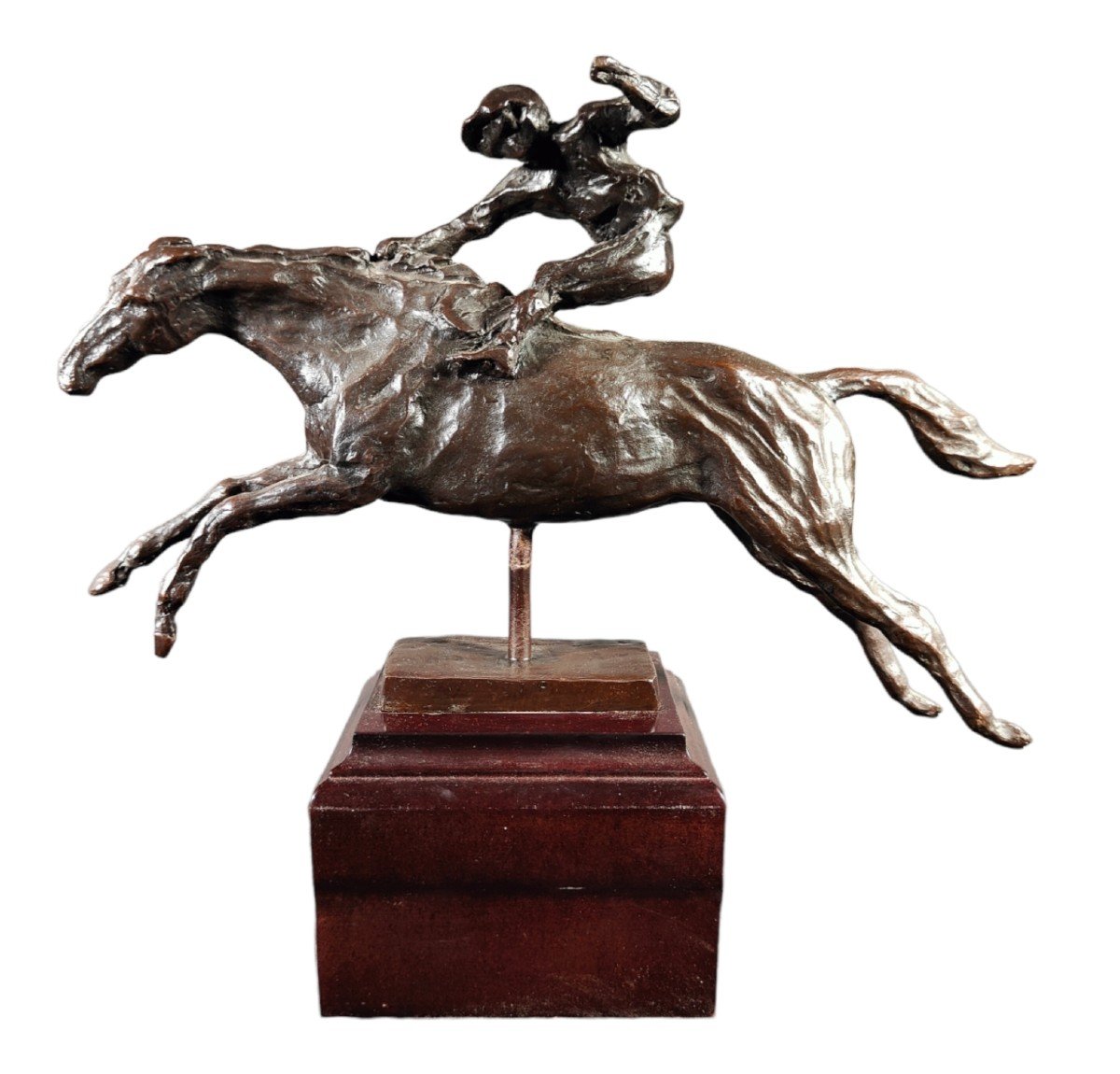 Sculpture Polo En Bronze