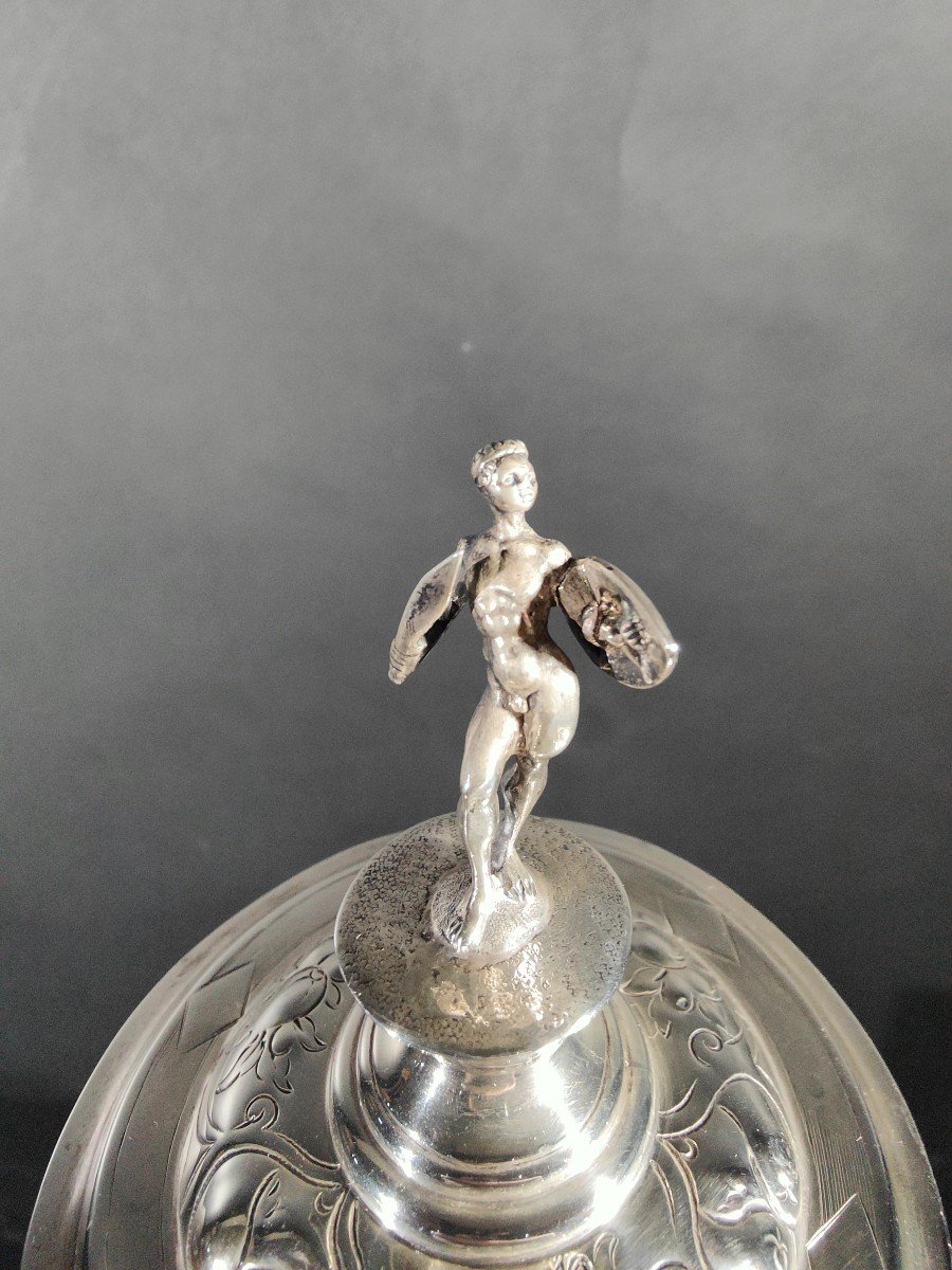 Old Cup In Sterling Silver-photo-4
