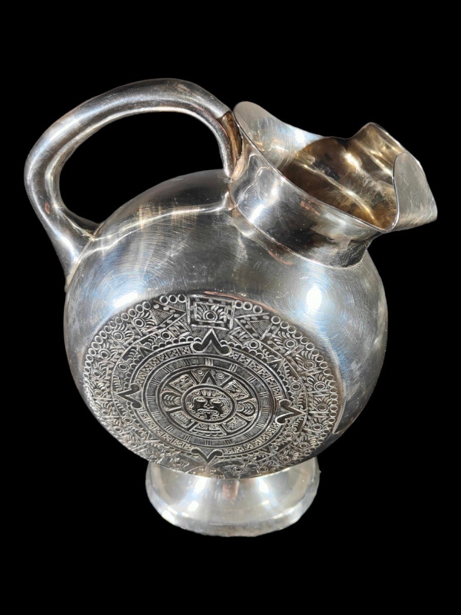 Large Mexican Pot Sterling Silver Years 50 In Pot-photo-1