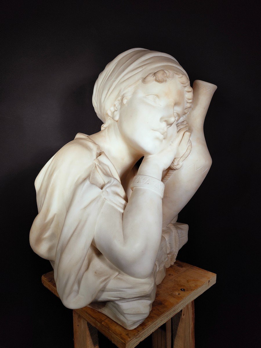 XIX Century Italian Marble Sculpture-photo-2
