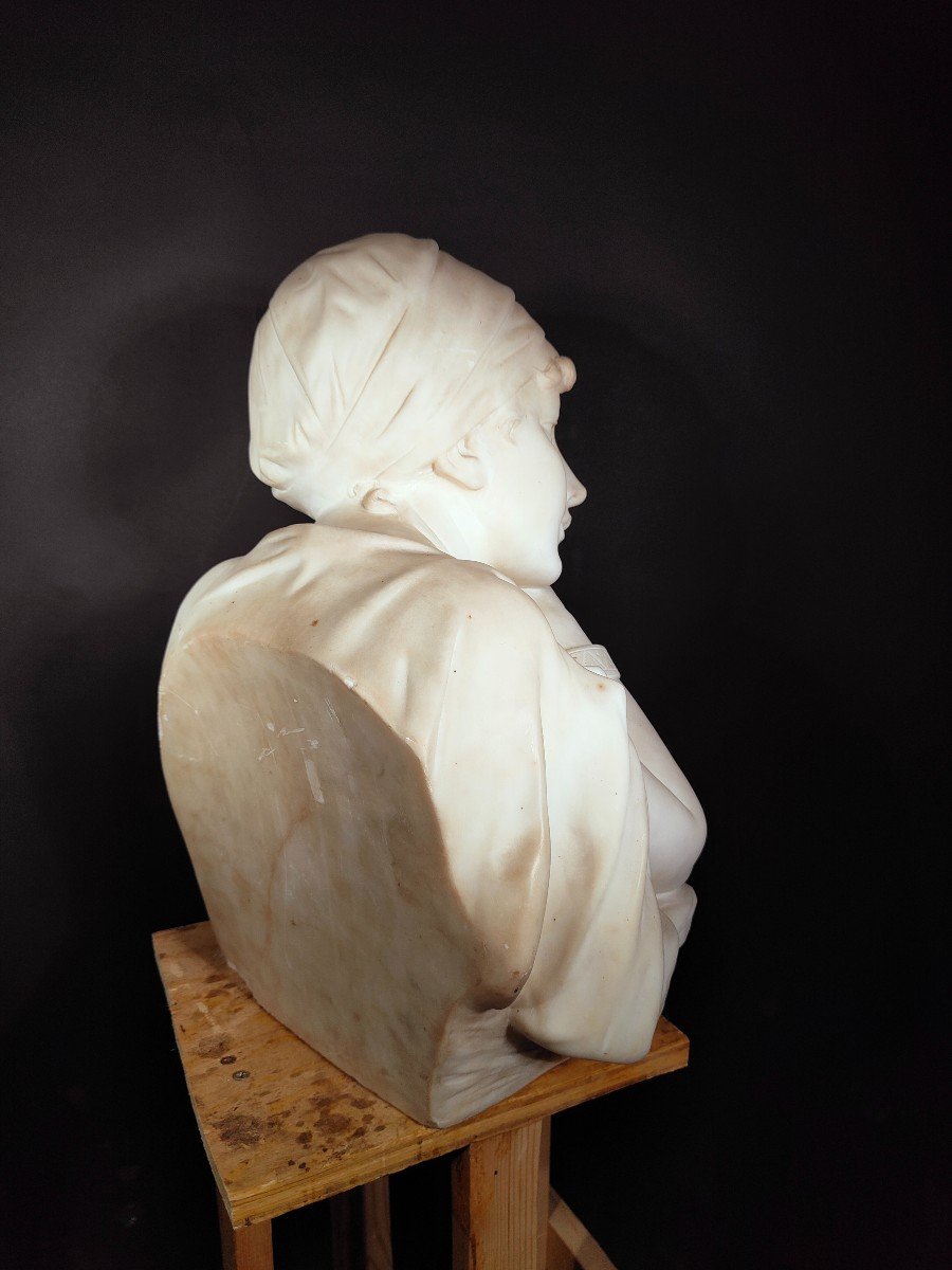 XIX Century Italian Marble Sculpture-photo-1