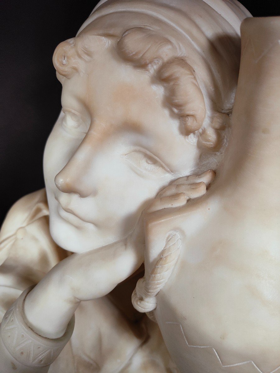 XIX Century Italian Marble Sculpture-photo-7
