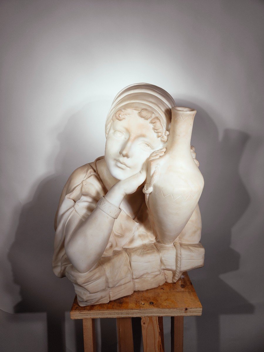 XIX Century Italian Marble Sculpture-photo-8