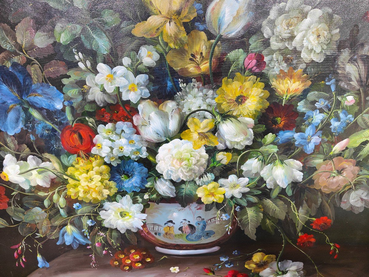 Large Oil On Canvas By Terence Alexander-british-photo-3