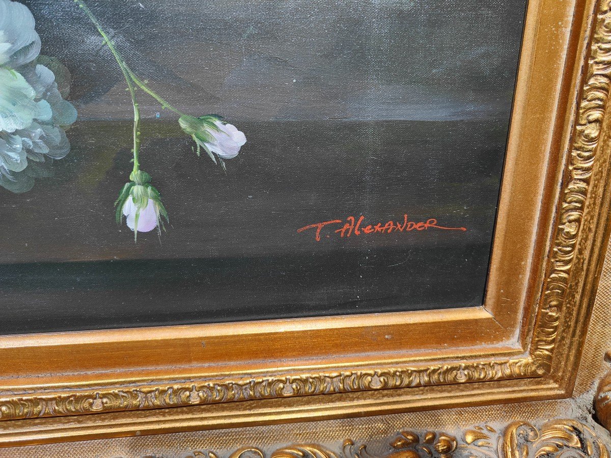 Large Oil On Canvas By Terence Alexander-british-photo-1