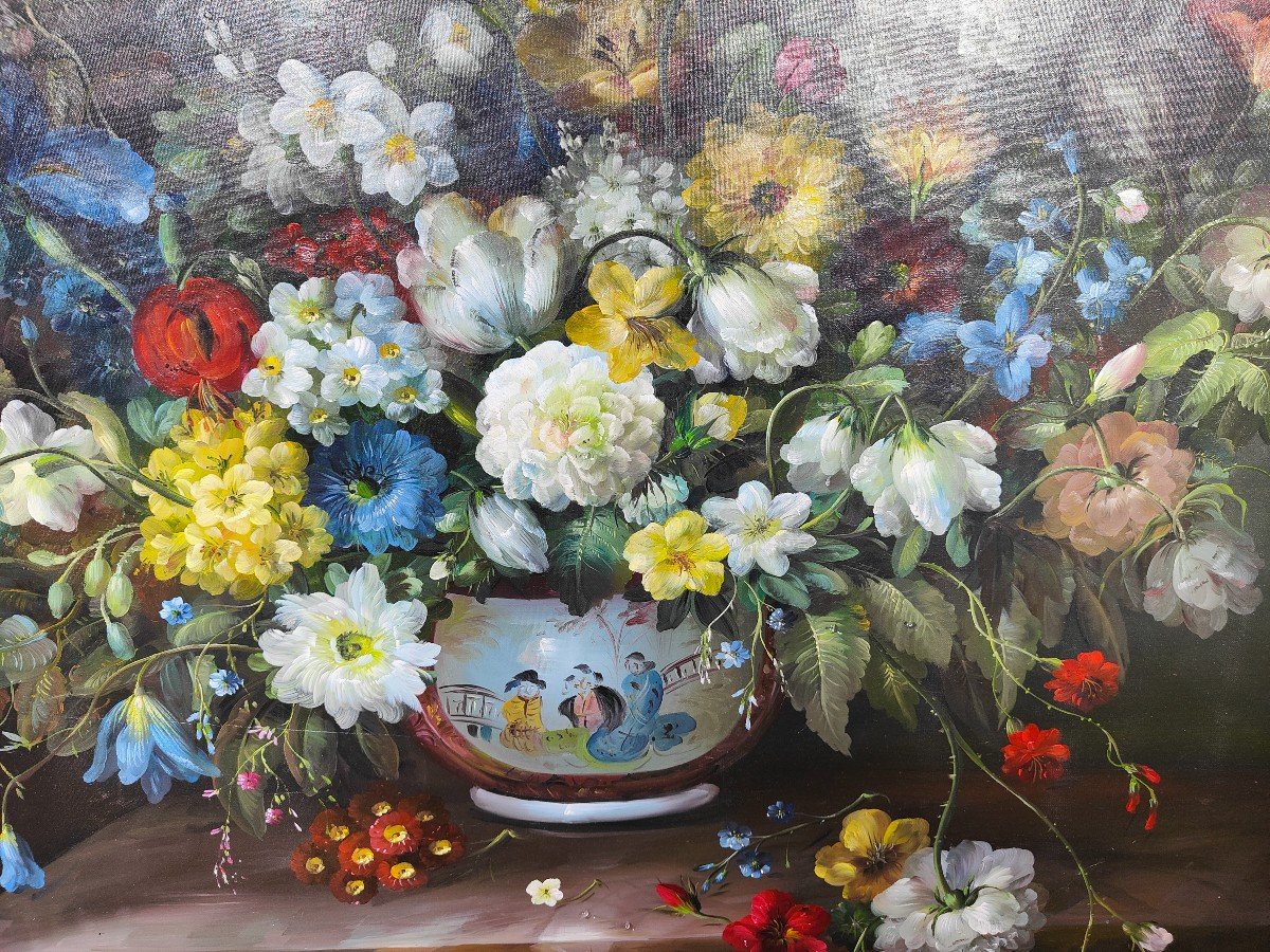 Large Oil On Canvas By Terence Alexander-british-photo-2