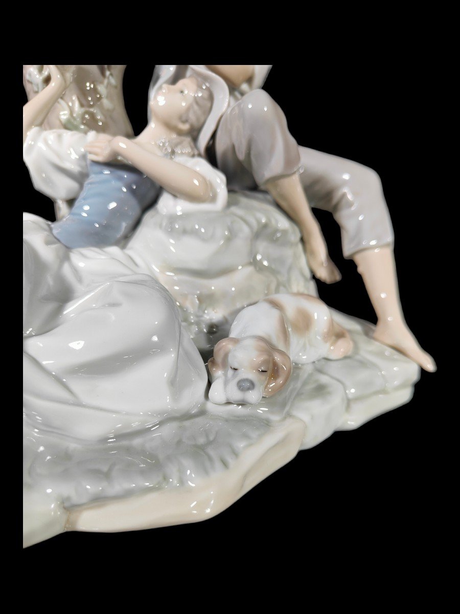 Romantic Lladro Porcelain Sculpture-photo-4