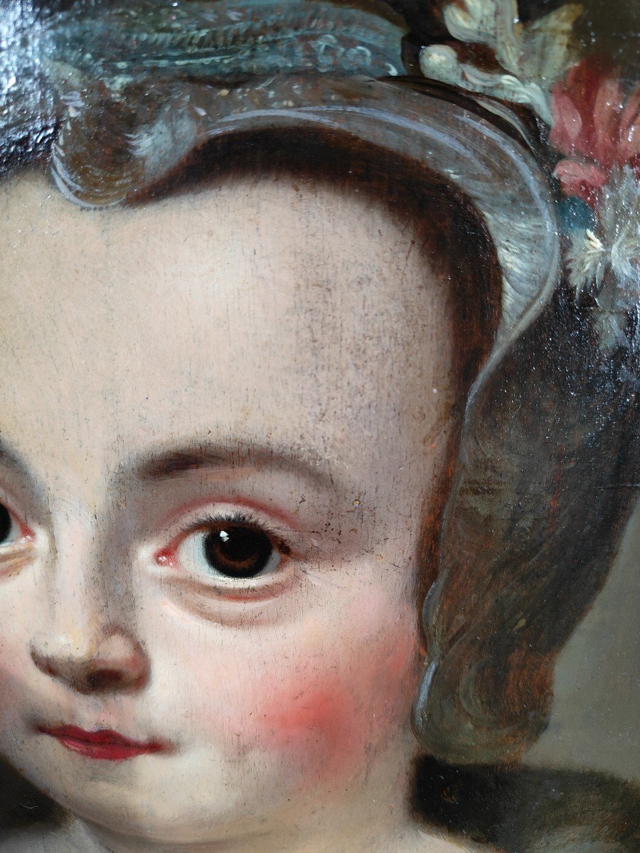 Portrait De Jeune Allemagne Du XVIIe Siècle-photo-3