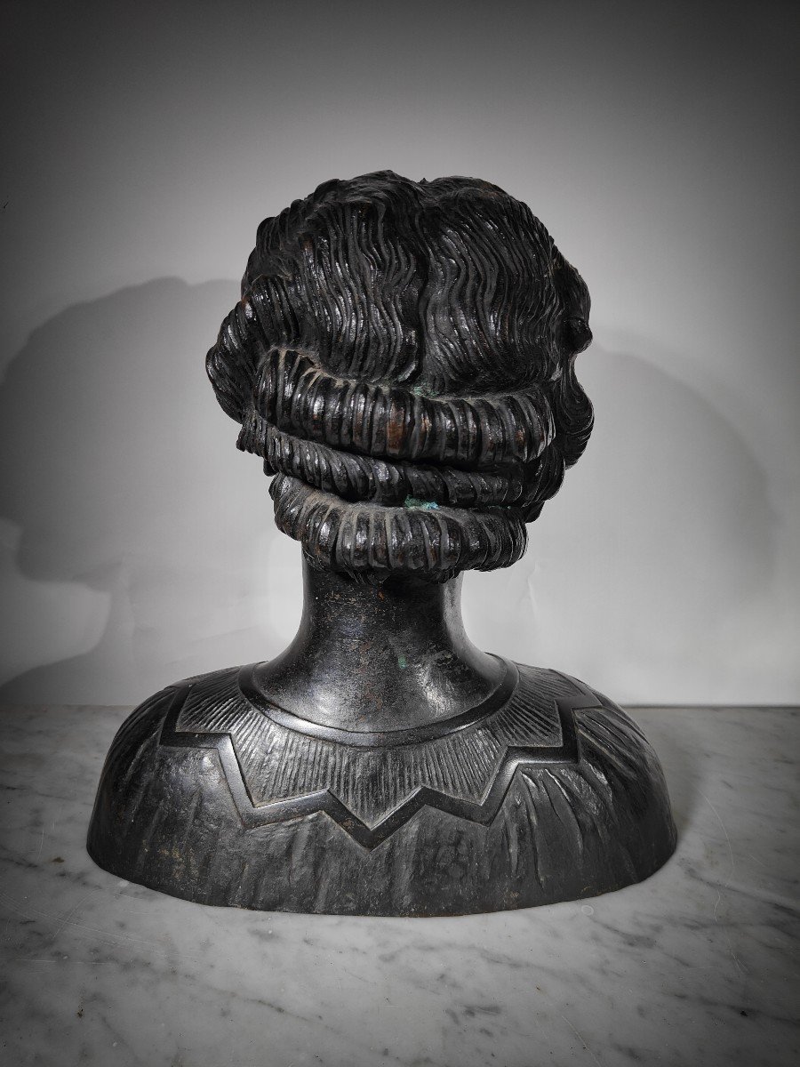 Carlo Munari Enrico Parnigotto Buste Moderne En Bronze-photo-3