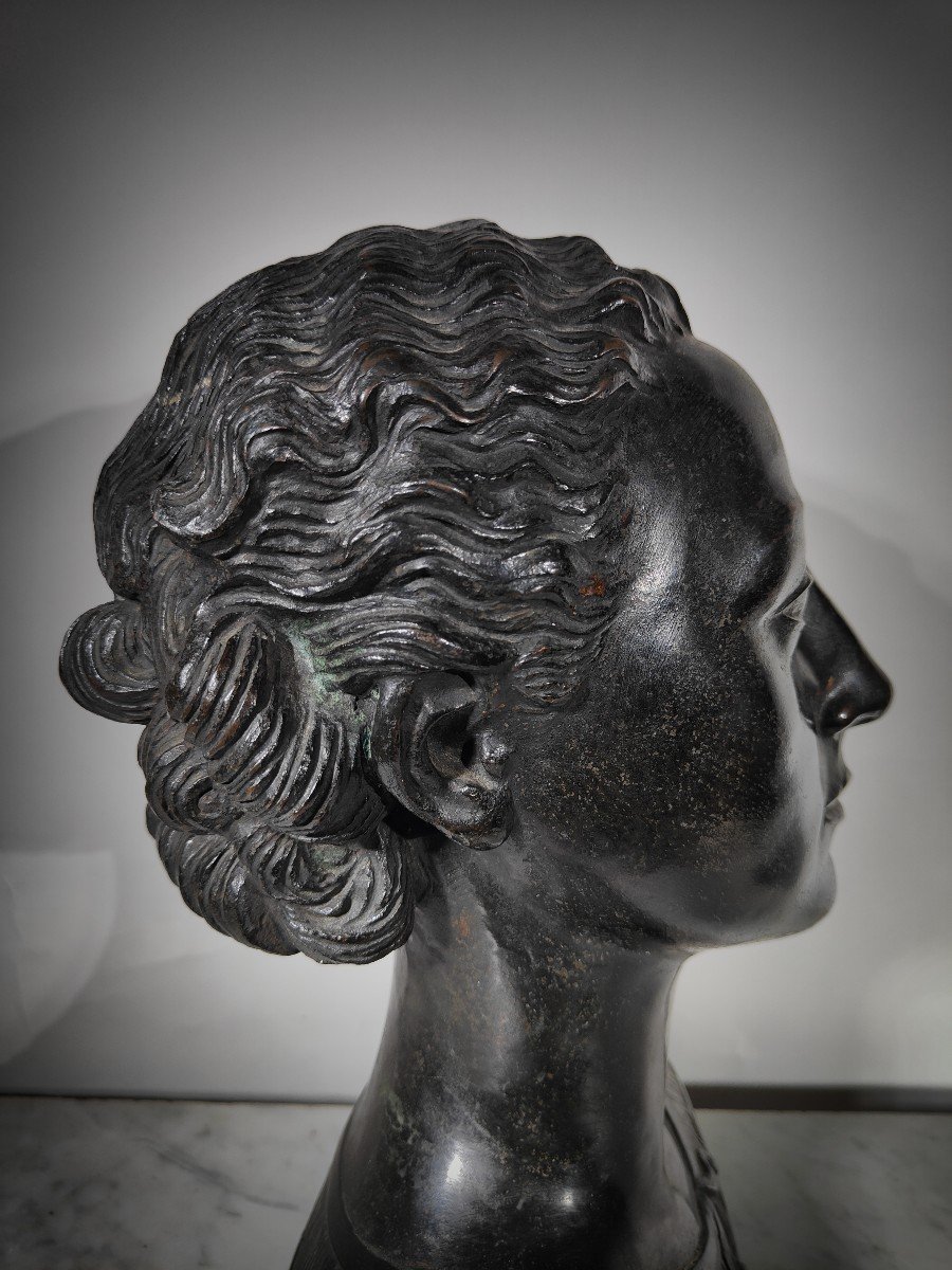 Carlo Munari Enrico Parnigotto Buste Moderne En Bronze-photo-4
