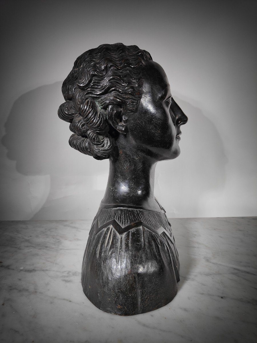 Carlo Munari Enrico Parnigotto Buste Moderne En Bronze-photo-1