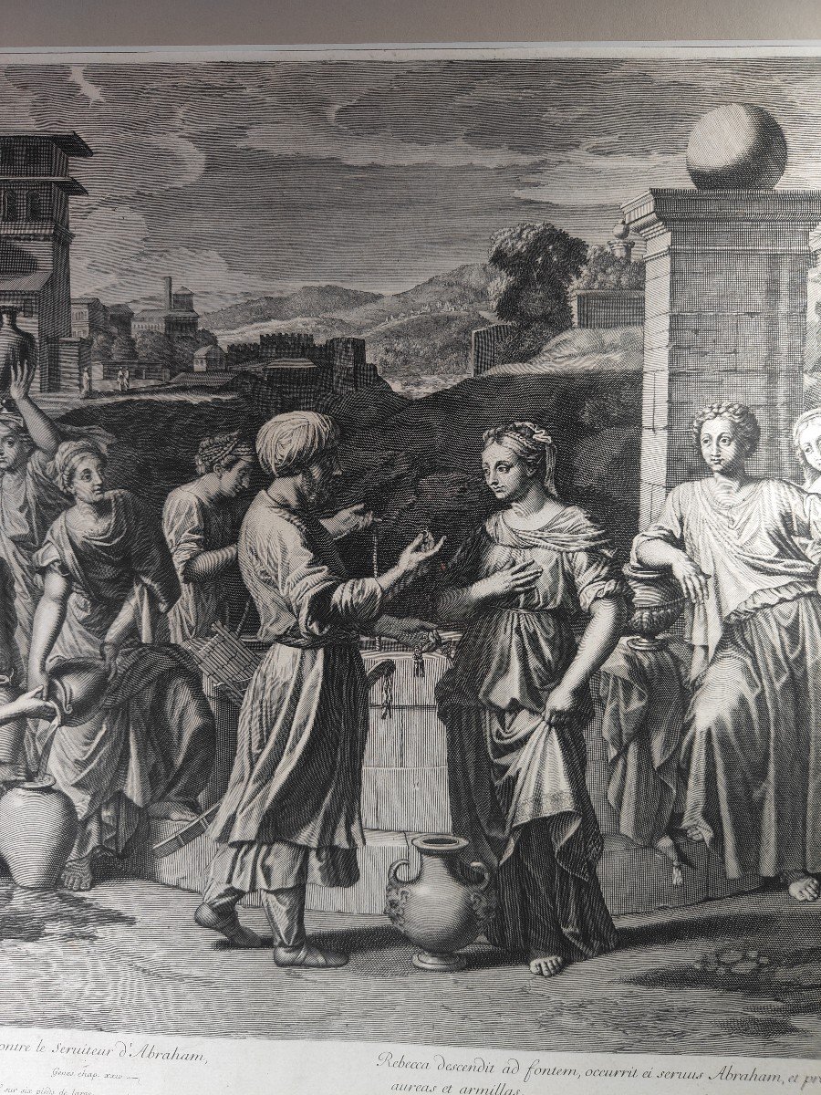 Gravure Ancienne Du XVII Siecle : Nicolas Paussin 1677-photo-7