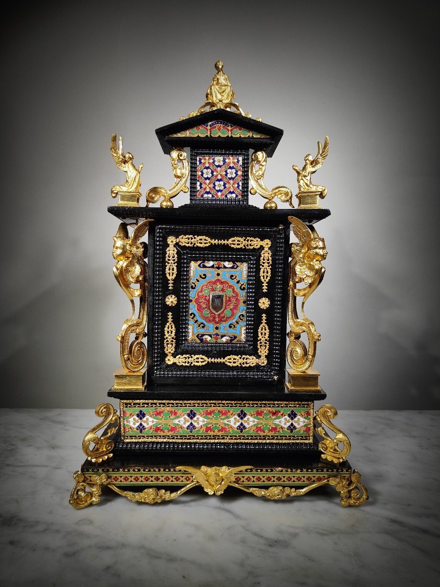 Impressive Tabernacle, Italian Altar XVII Century-photo-4