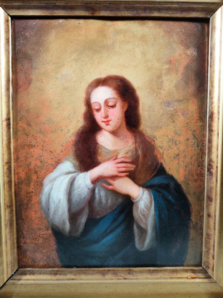 Huile Sur Cuivre 17eme Siecle-photo-4