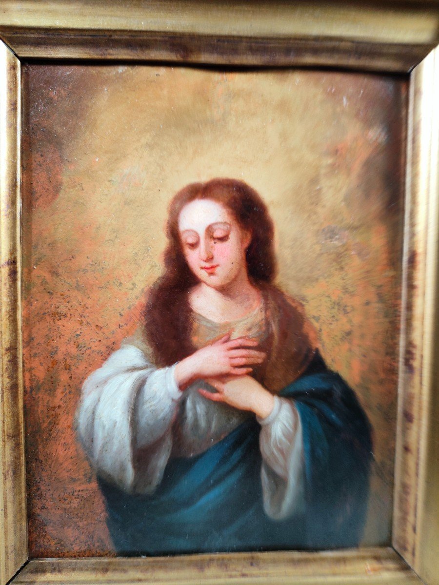 Huile Sur Cuivre 17eme Siecle-photo-6