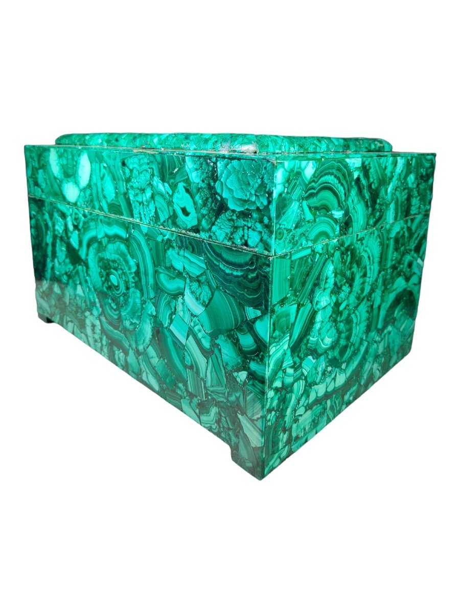 Large Malachite Box From The Mid-20th Century-photo-6