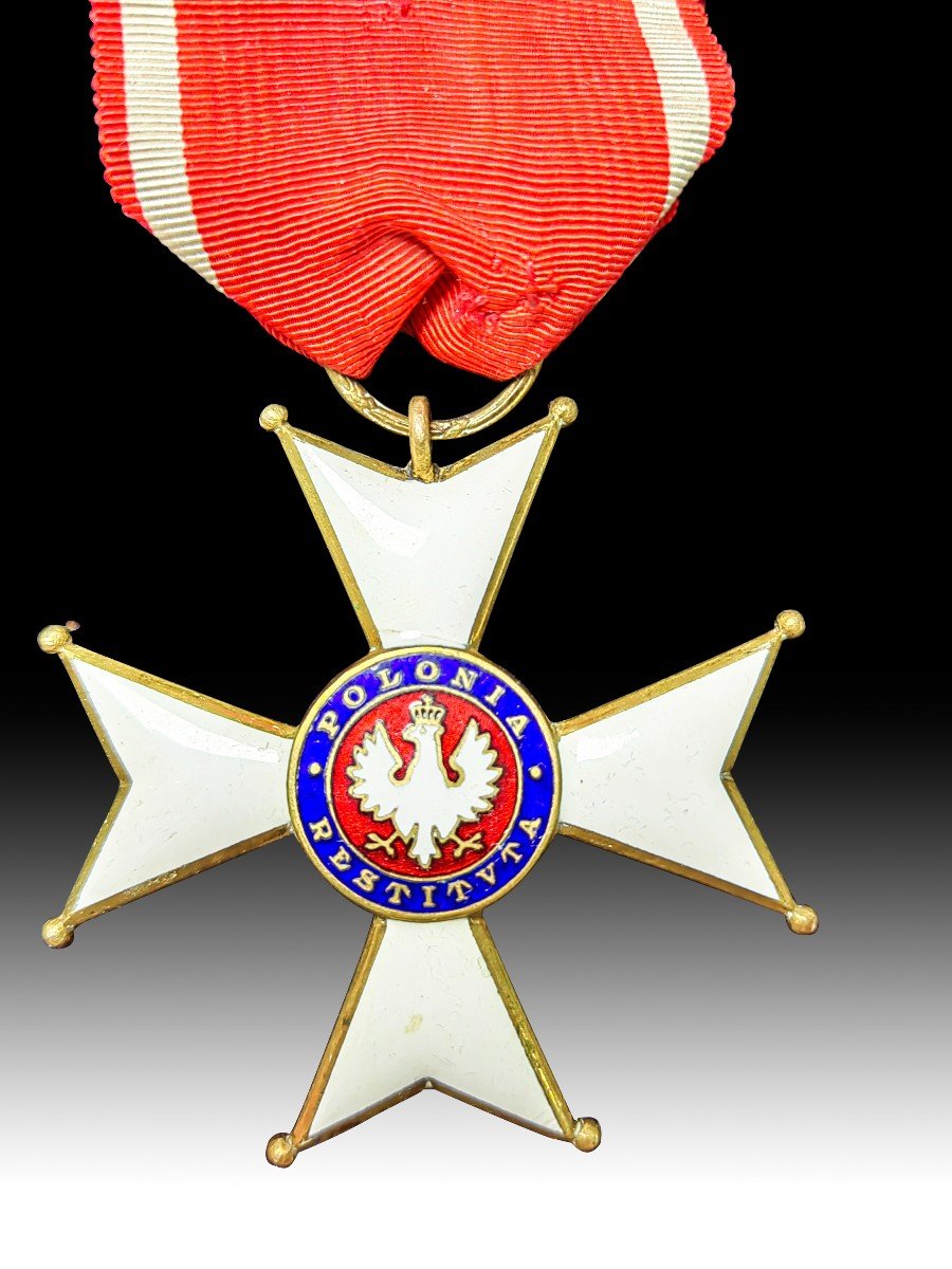 1918 Order Of Polonia Restituta; Commander's Cross-photo-2