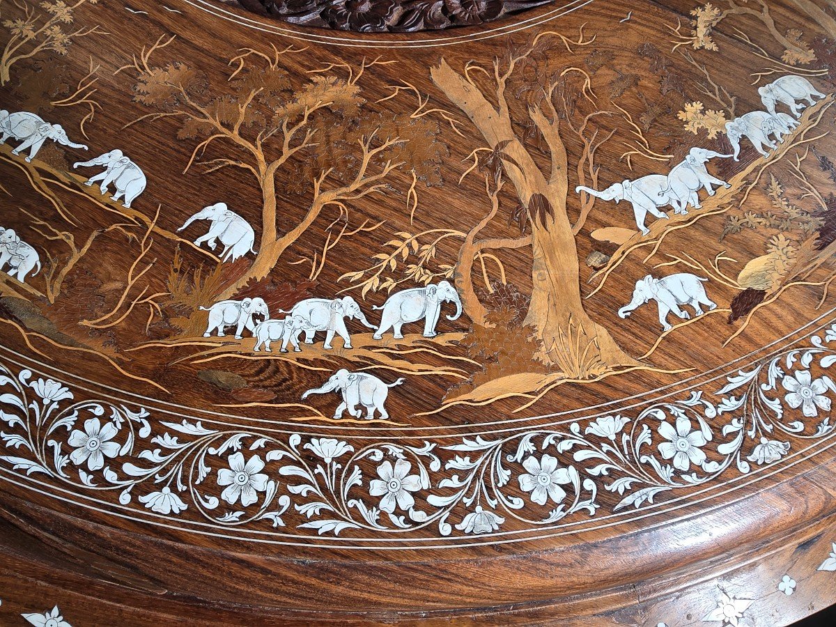  Découvrez Cette Magnifique Table Anglo-indienne Du XIXe Siècle !-photo-2