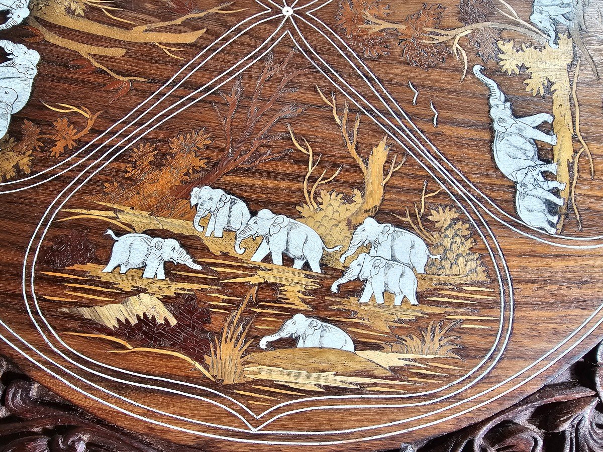  Découvrez Cette Magnifique Table Anglo-indienne Du XIXe Siècle !-photo-3