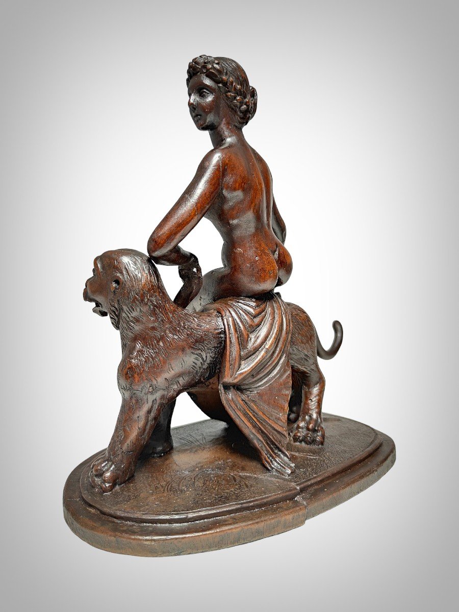 Sculpture De Johann Heinrich Von Dannecker "ariane Sur La Panthère"-photo-3