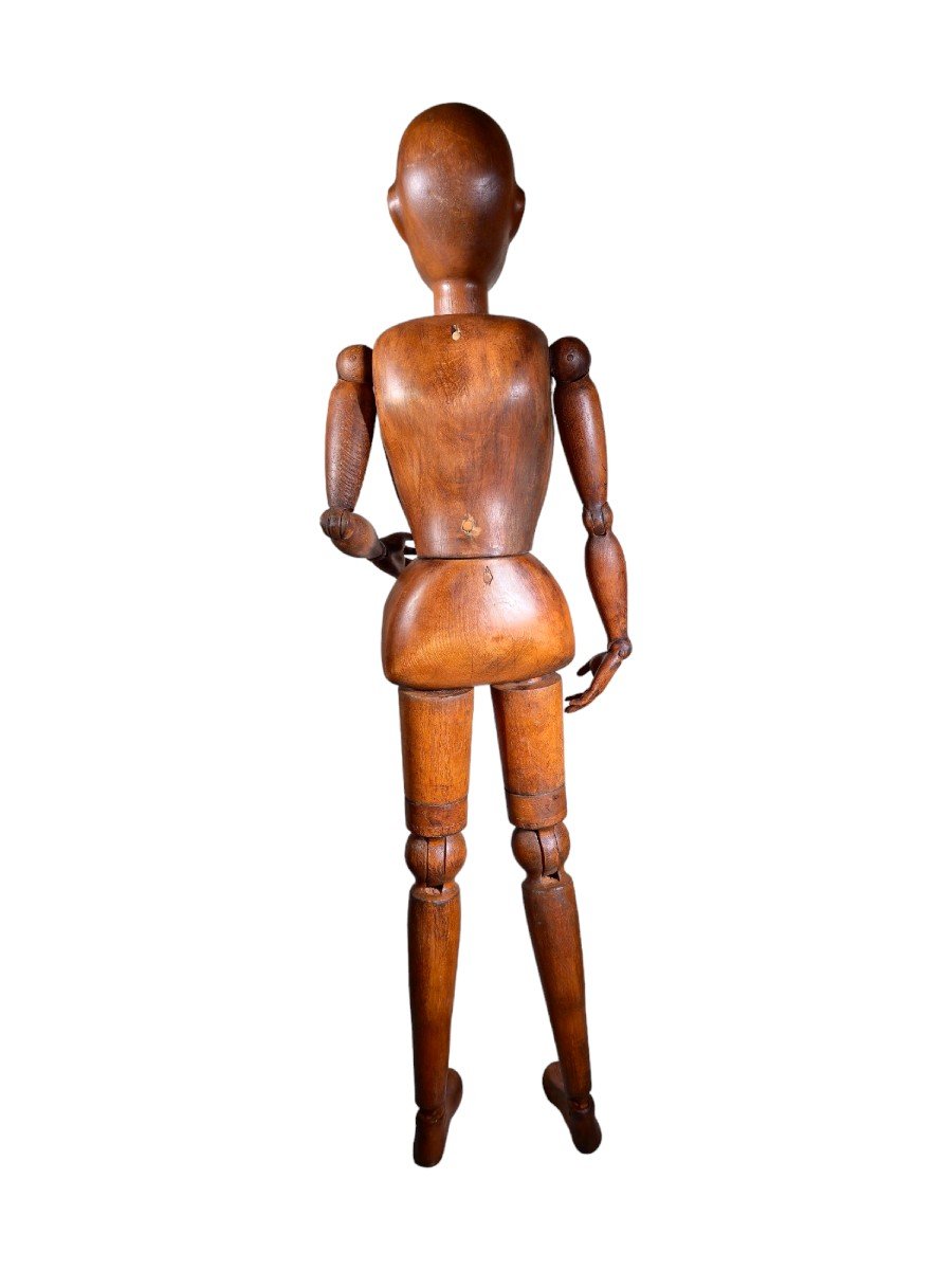 Mannequin d'Artiste Italien Du XIXe Siècle 102 CM-photo-3