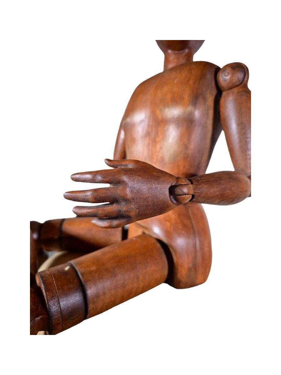 Mannequin d'Artiste Italien Du XIXe Siècle 102 CM-photo-1