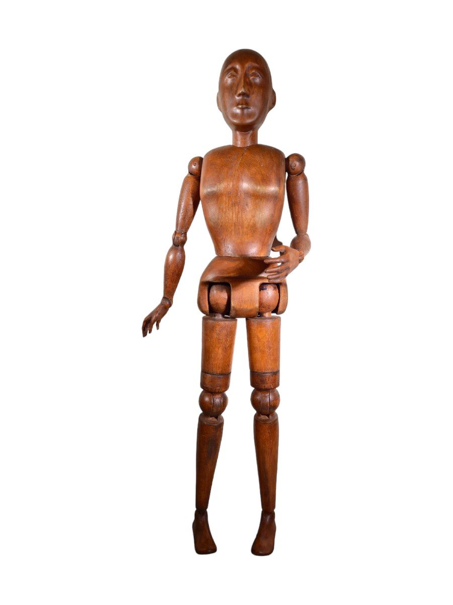 Mannequin d'Artiste Italien Du XIXe Siècle 102 CM-photo-3