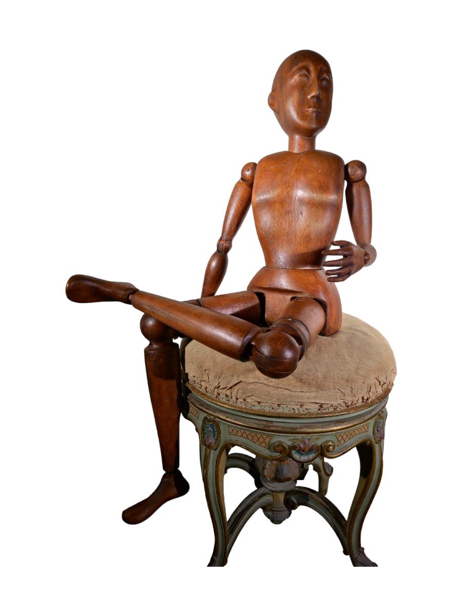 Mannequin d'Artiste Italien Du XIXe Siècle 102 CM-photo-6