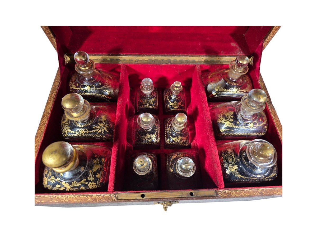 Alcohol / Liqueur Box, 18th Century Glassware-photo-1