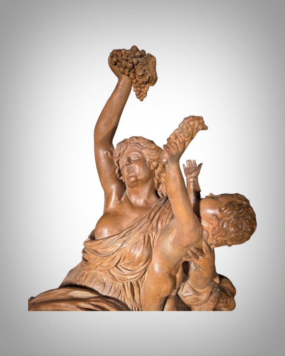Sculpture En Terre Cuite Italienne Du XIXe Siècle-photo-2