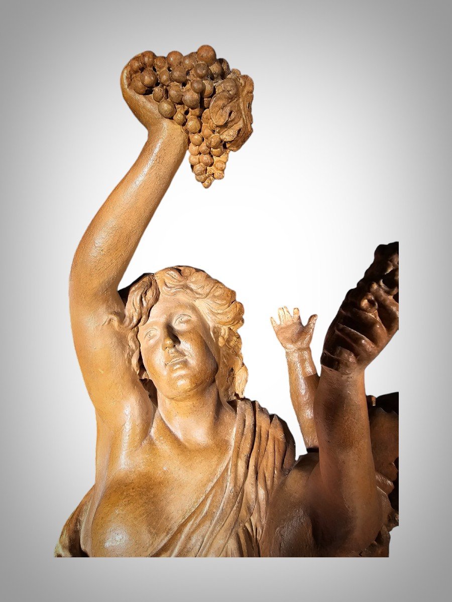 Sculpture En Terre Cuite Italienne Du XIXe Siècle-photo-4
