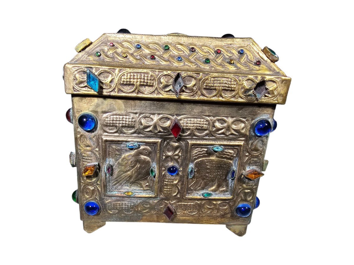 Old Medieval Style Chest Circa 1900-photo-1