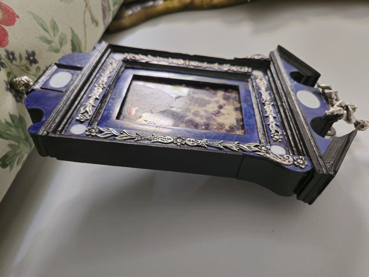 Important Oil Painting On Amethyst From The 17th Century, Italy - Symbolizing The Martyrdom Of-photo-7