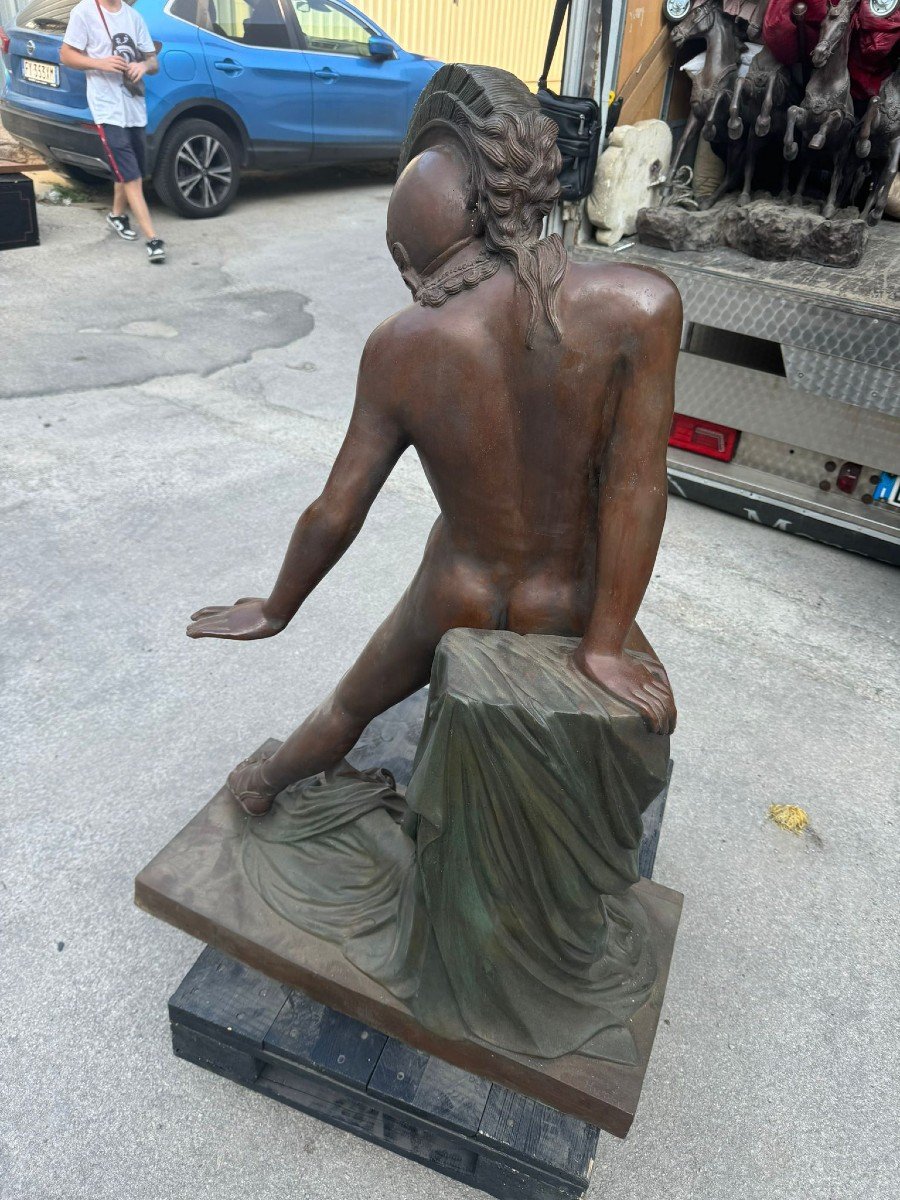 Monumental Roman Bronze Sculpture 120 Cm-photo-4