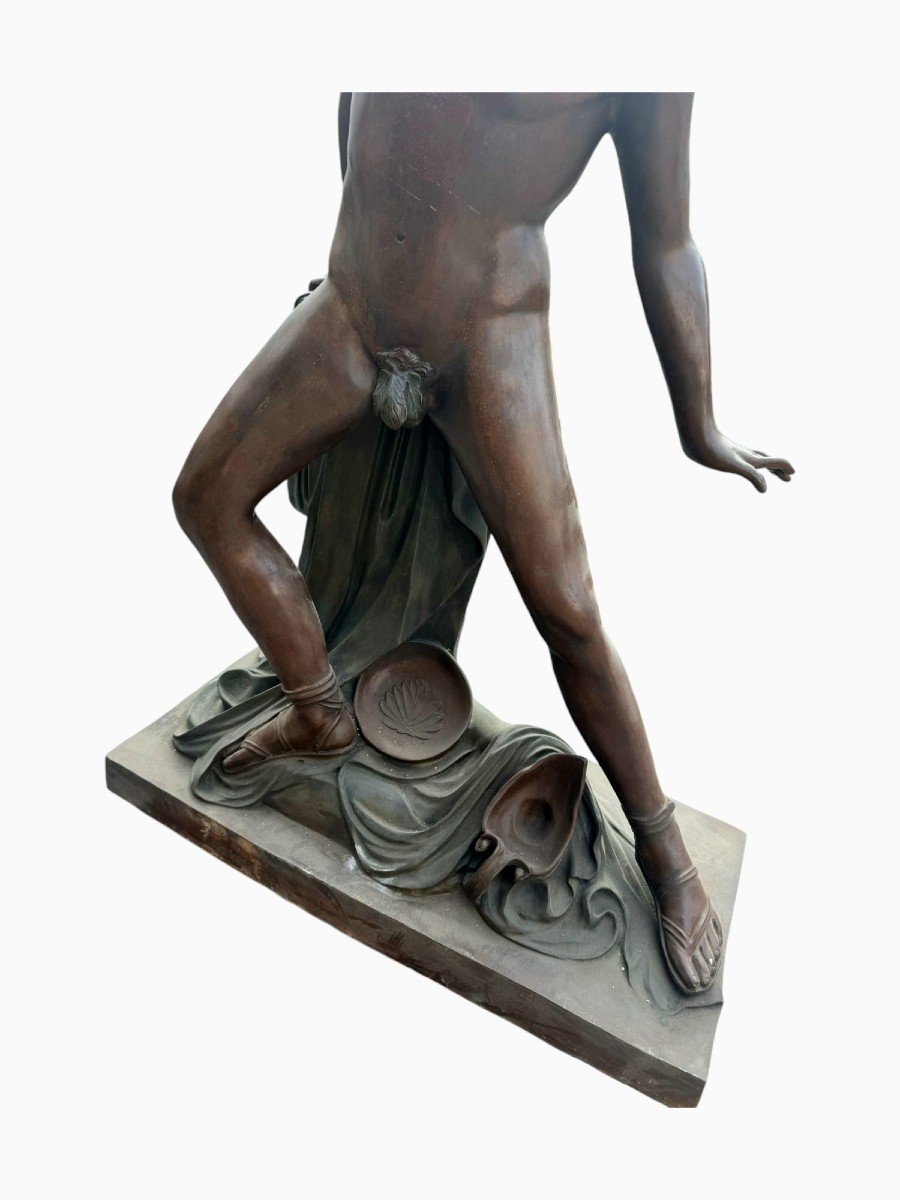 Monumental Roman Bronze Sculpture 120 Cm-photo-2