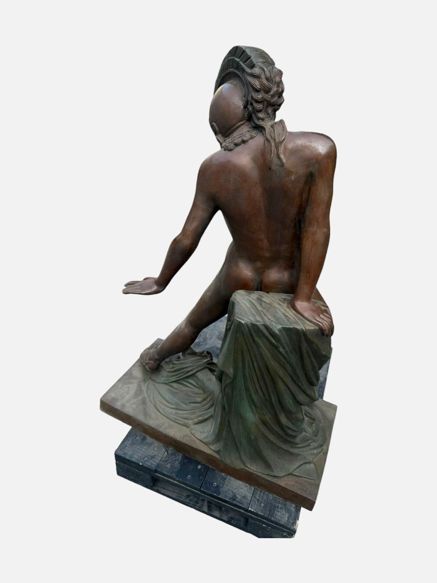 Monumental Roman Bronze Sculpture 120 Cm-photo-5