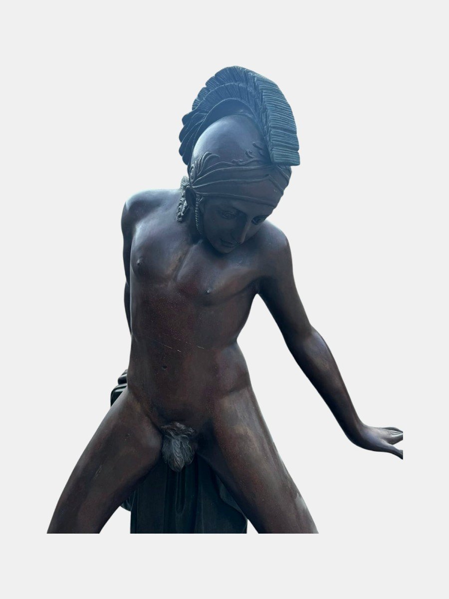 Monumental Roman Bronze Sculpture 120 Cm-photo-6