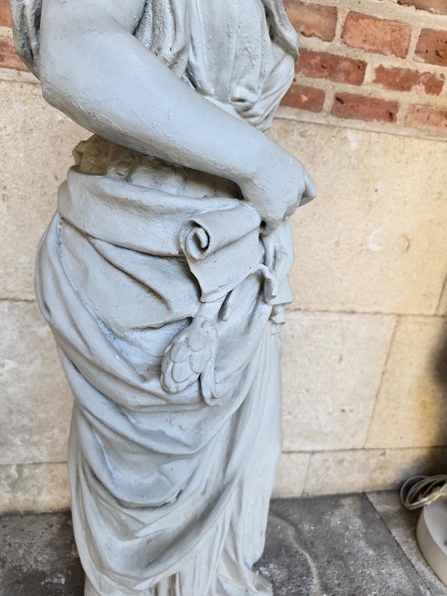 Large 19th Century Terracotta 122 Cm-photo-3