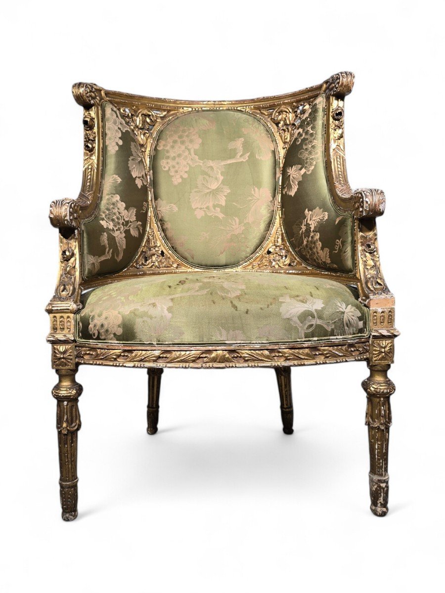 19th Century French Armchair-photo-6
