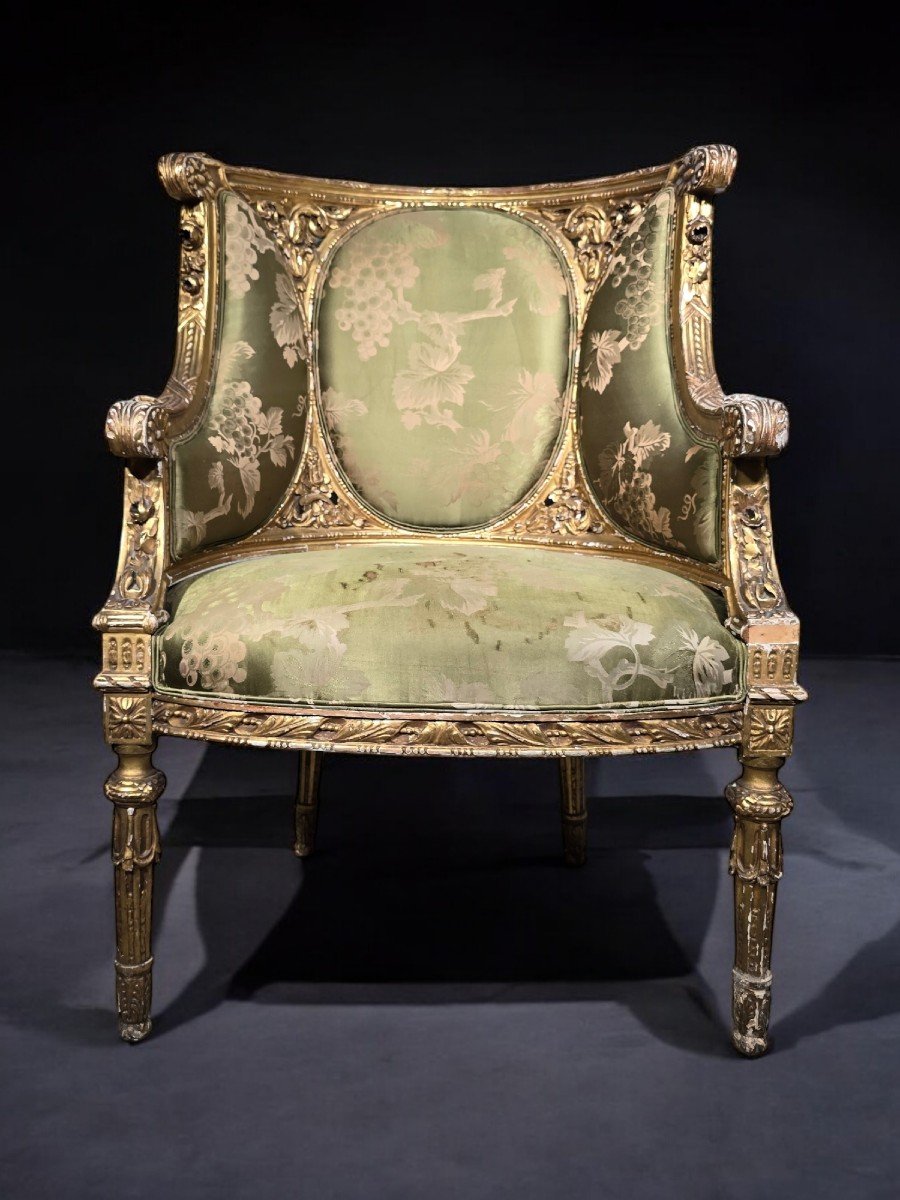 19th Century French Armchair-photo-7