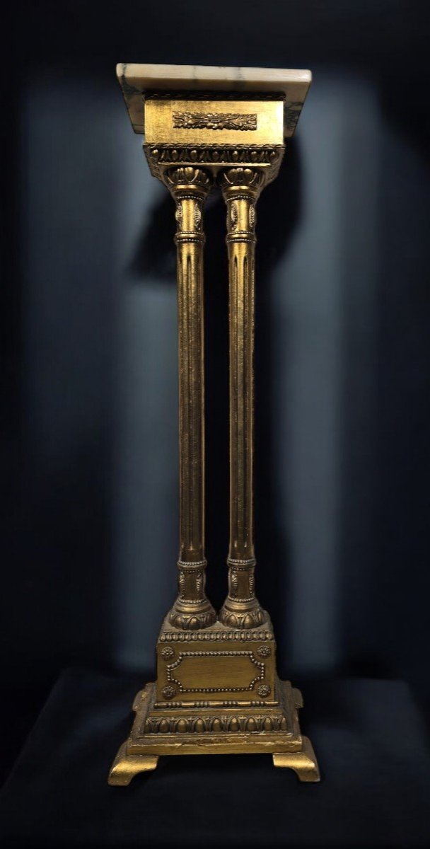 Column With Pedestal From The 50s