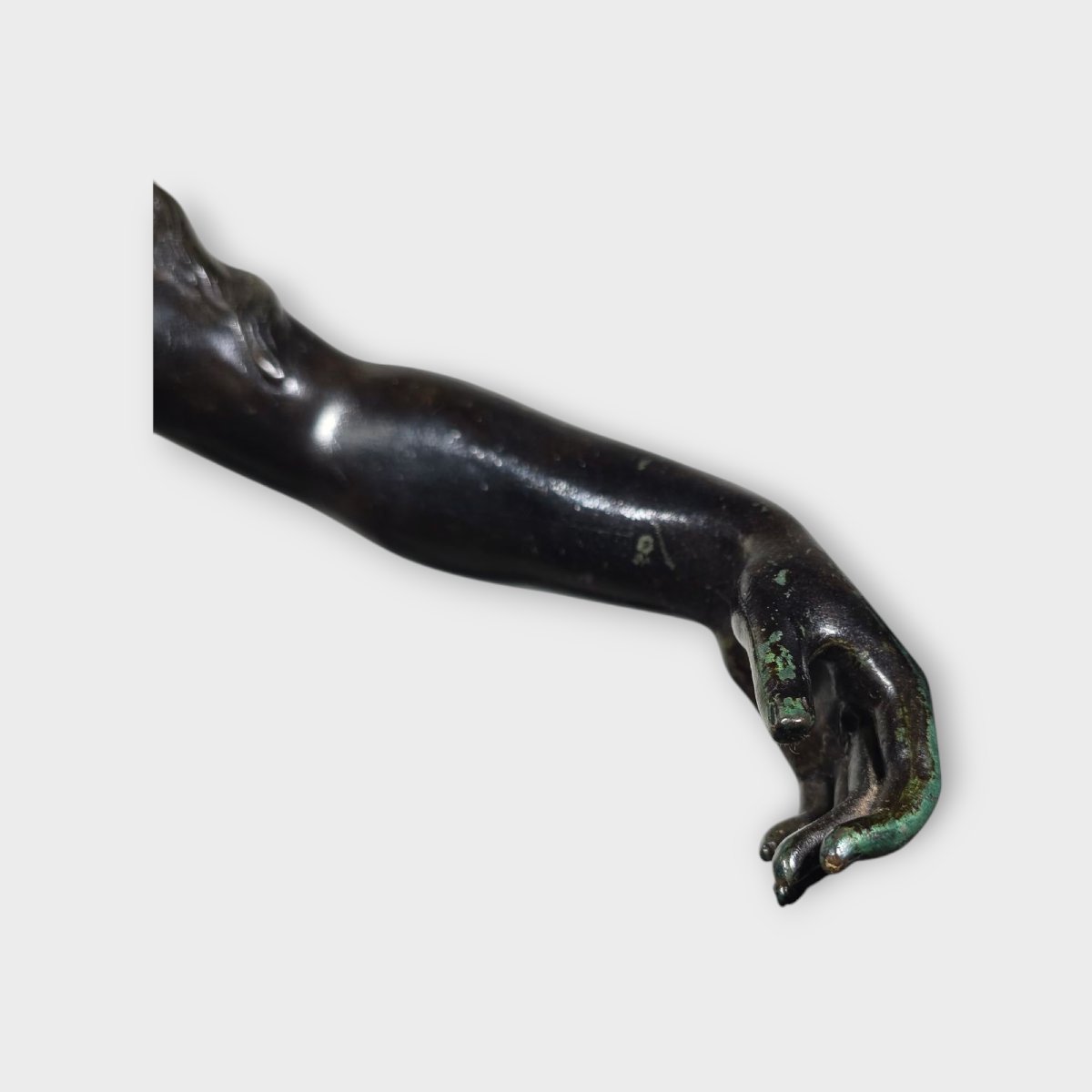  French Bronze Sculpture Representing A Nude Woman, Marcel Debut 108 Cm-photo-3